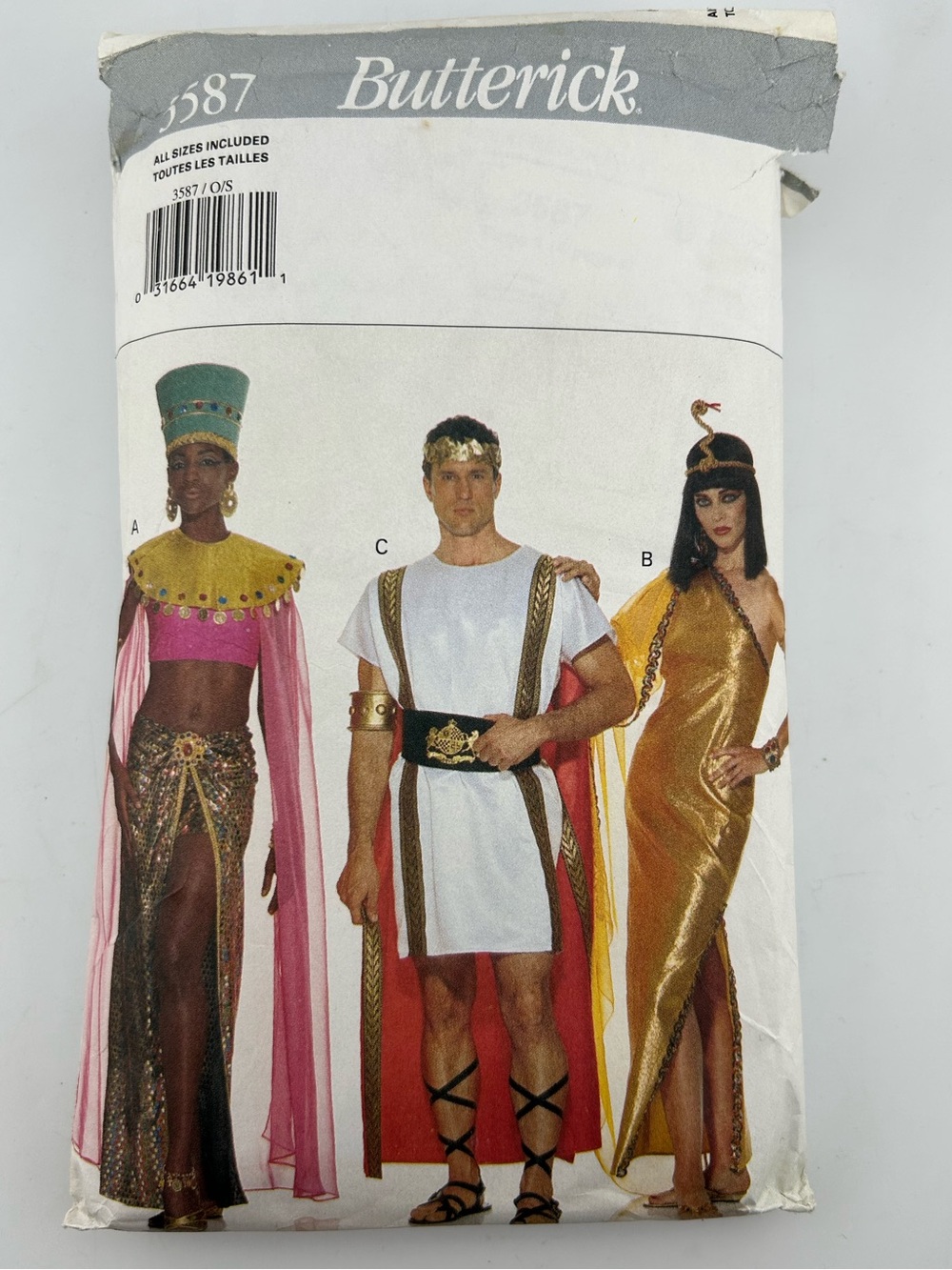 🪡 BUTTERICK Adult Oriental Costumes Sewing Pattern 3587